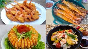 MÓN TÔM - MÓN TRỨNG - MÓN NẤM