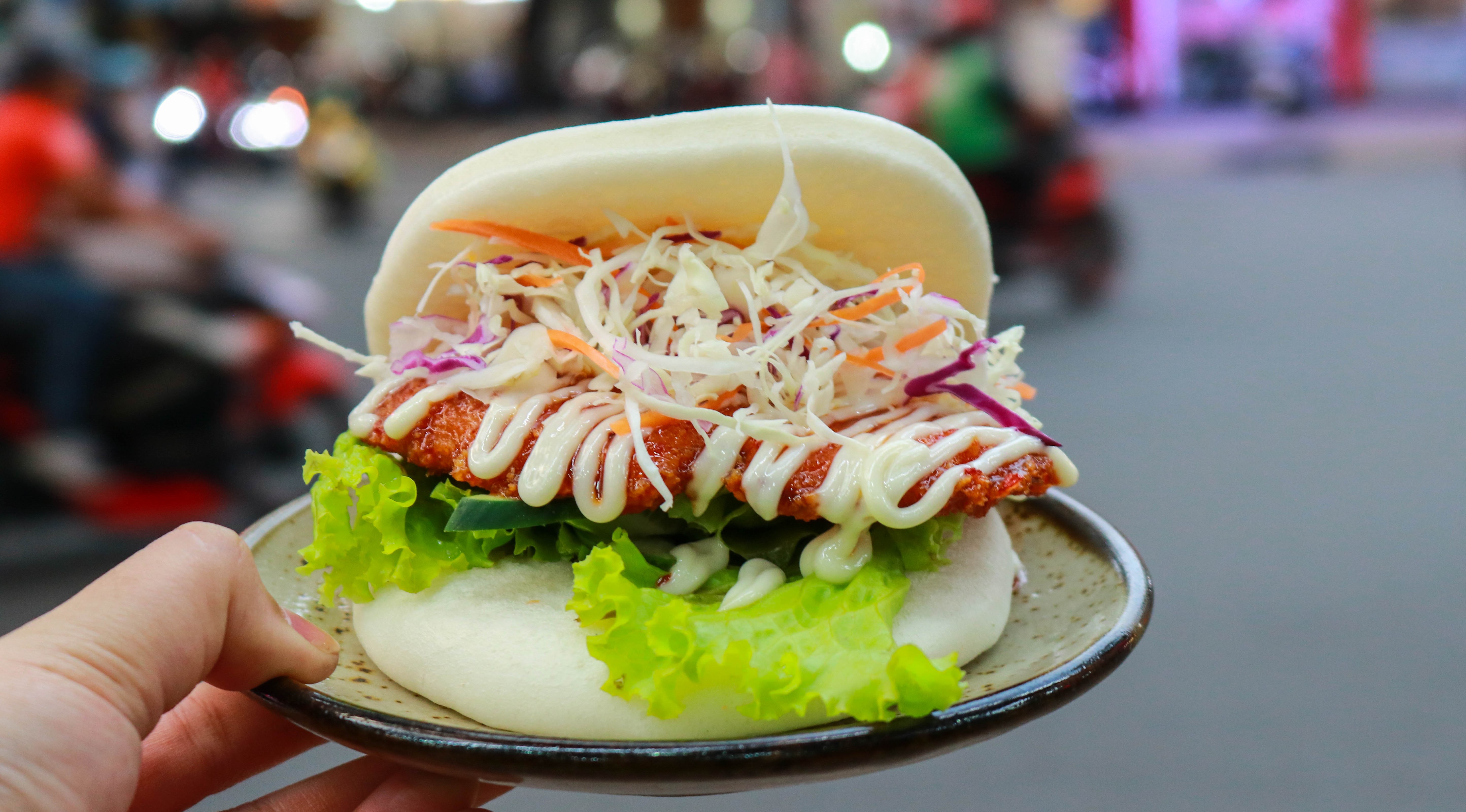 Bánh Bao Kẹp Chay