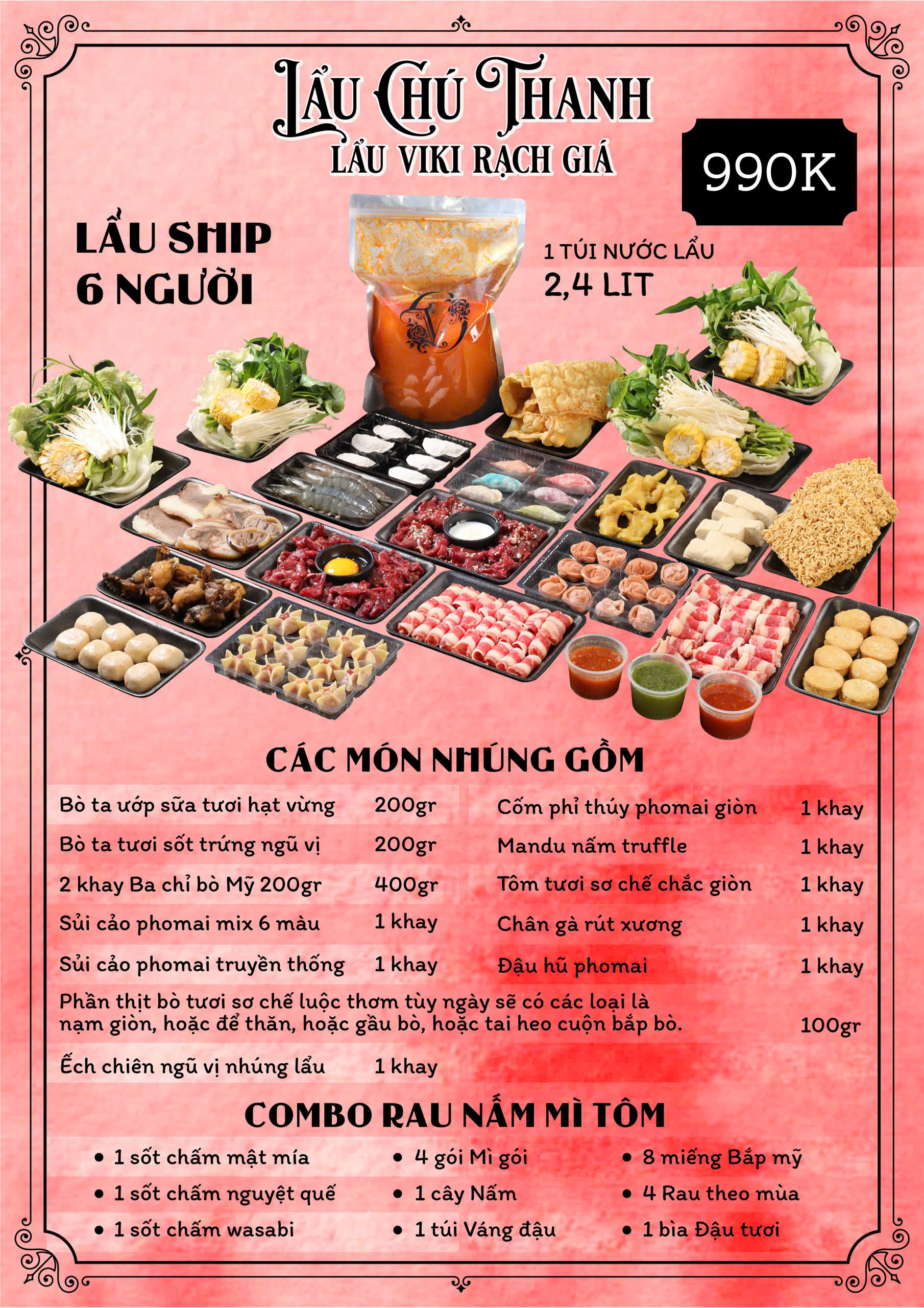 LẨU SHIP 6 NGƯỜI
