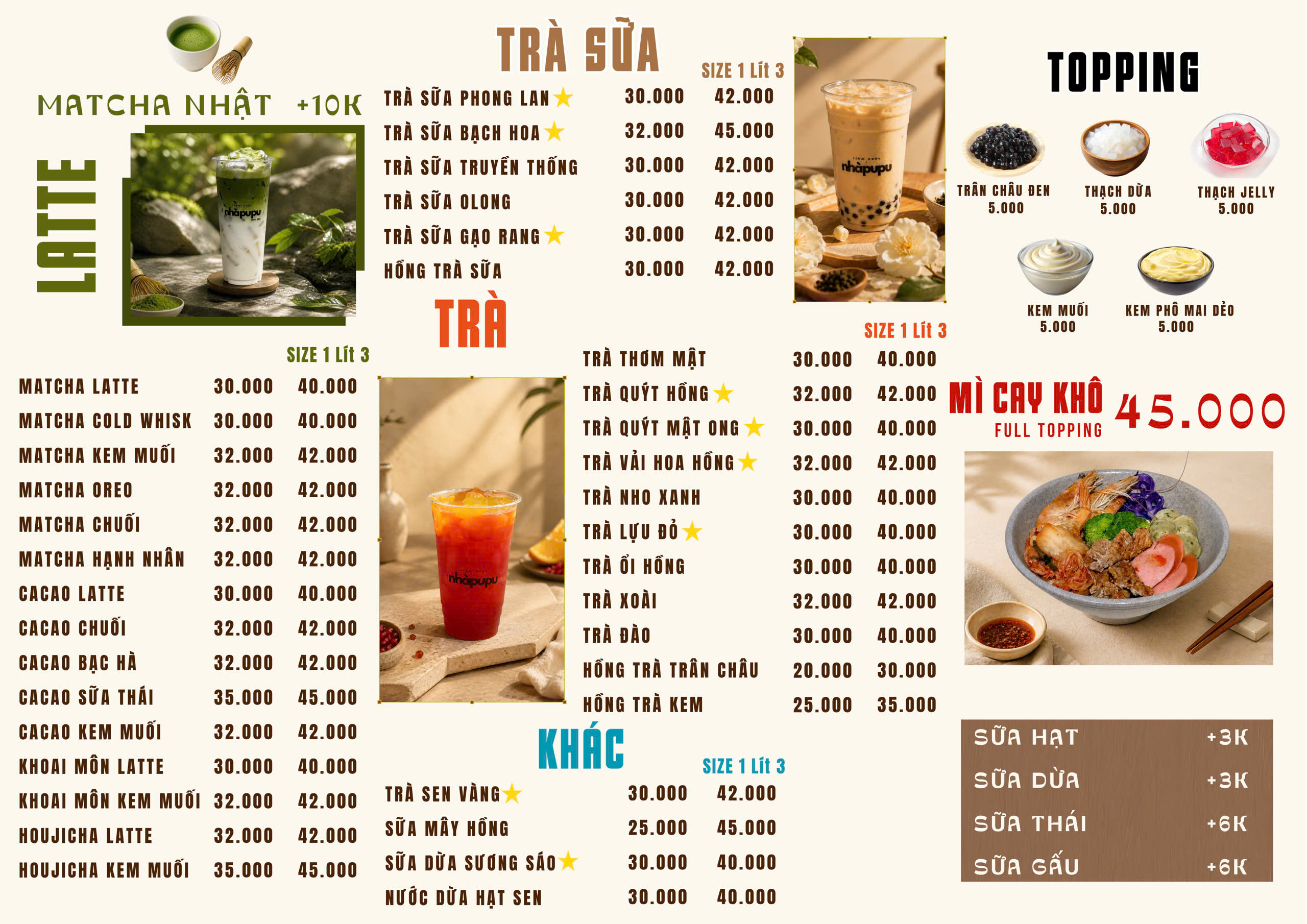 TOPPING THÊM