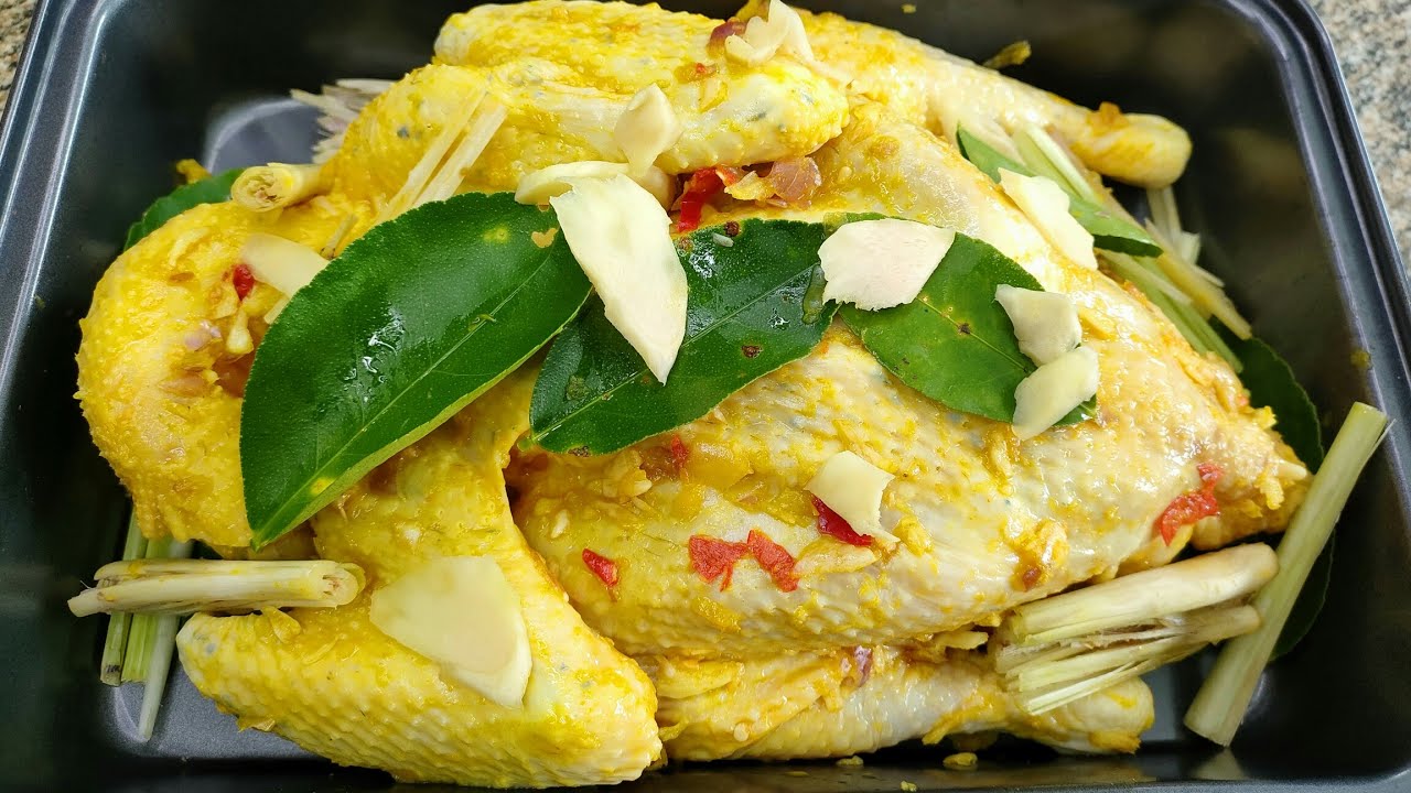 Gà Tre Hấp Chanh Sả