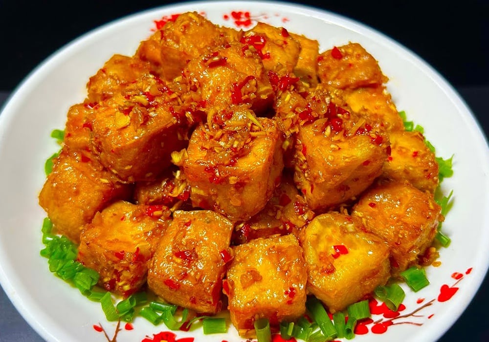 ĐẬU HỦ - CÀ TÍM