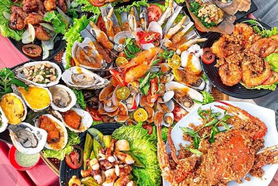 Ếch, Sò & Hải Sản
